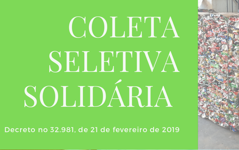 SEMA abre seleção de cooperativas e associações de catadores para a Coleta Seletiva Solidária