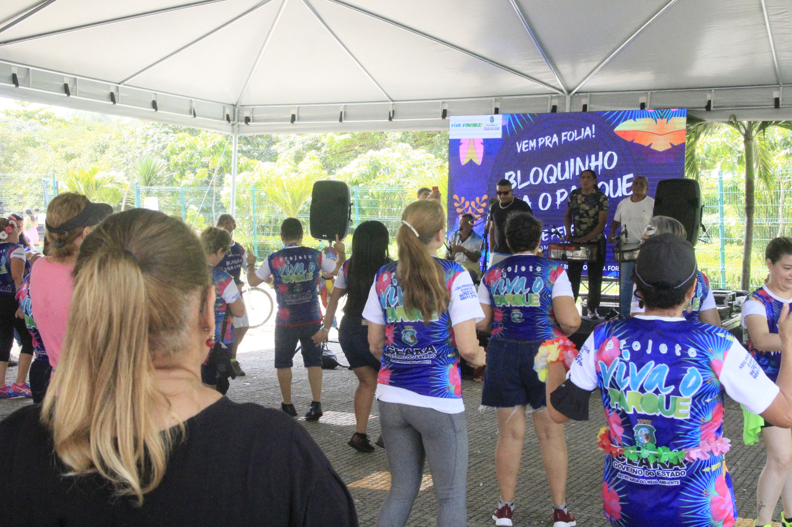 Um Viva o Parque com muita folia, educação ambiental e saúde