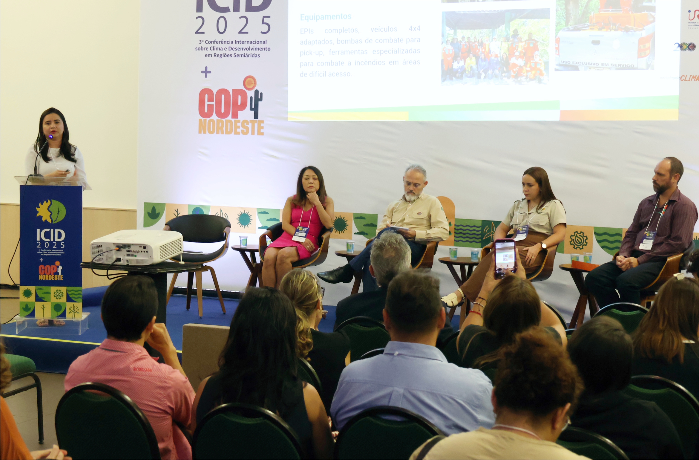 Sema participa do painel Estratégias para Prevenção e Controle do Desmatamento e dos Incêndios na Caatinga, na ICID 2025