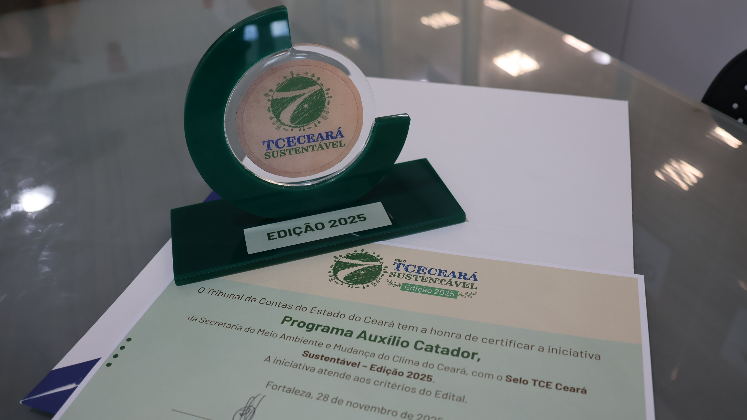 Programa Auxílio Catador recebe Selo TCE Ceará Sustentável 2025