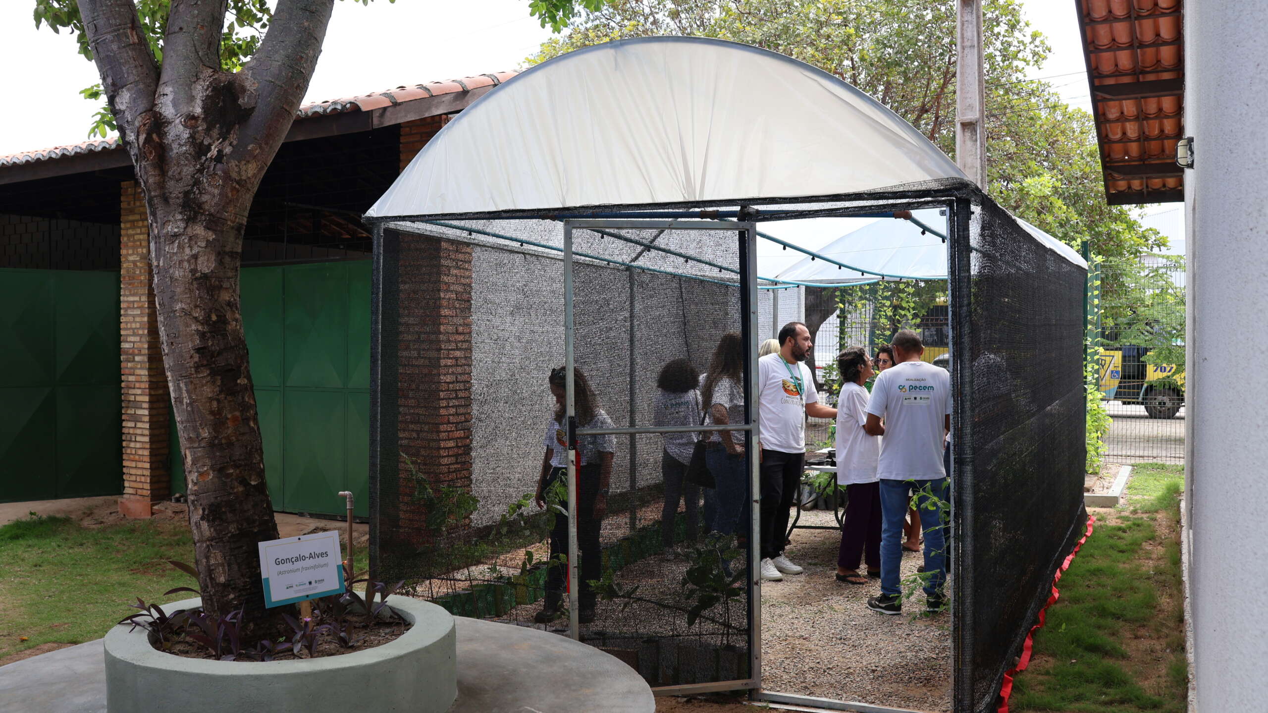 SEMA e CIPP inauguram viveiro de mudas nativas e assinam  Acordo de Cooperação na ESEC Pecém